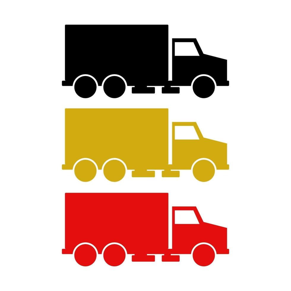 Truck On White Background vector