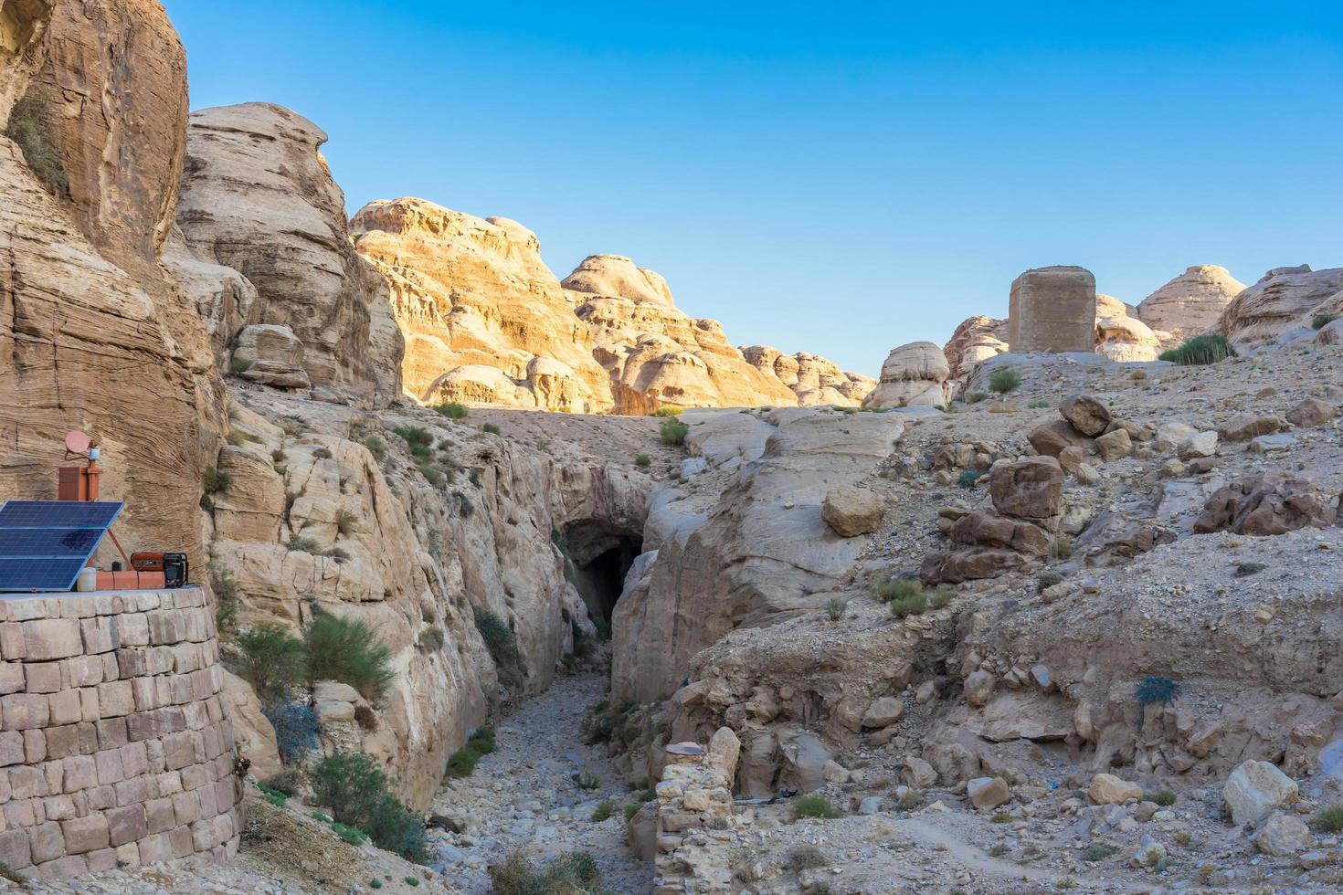 Entrance passage to Petra, Jordan, 2018 photo