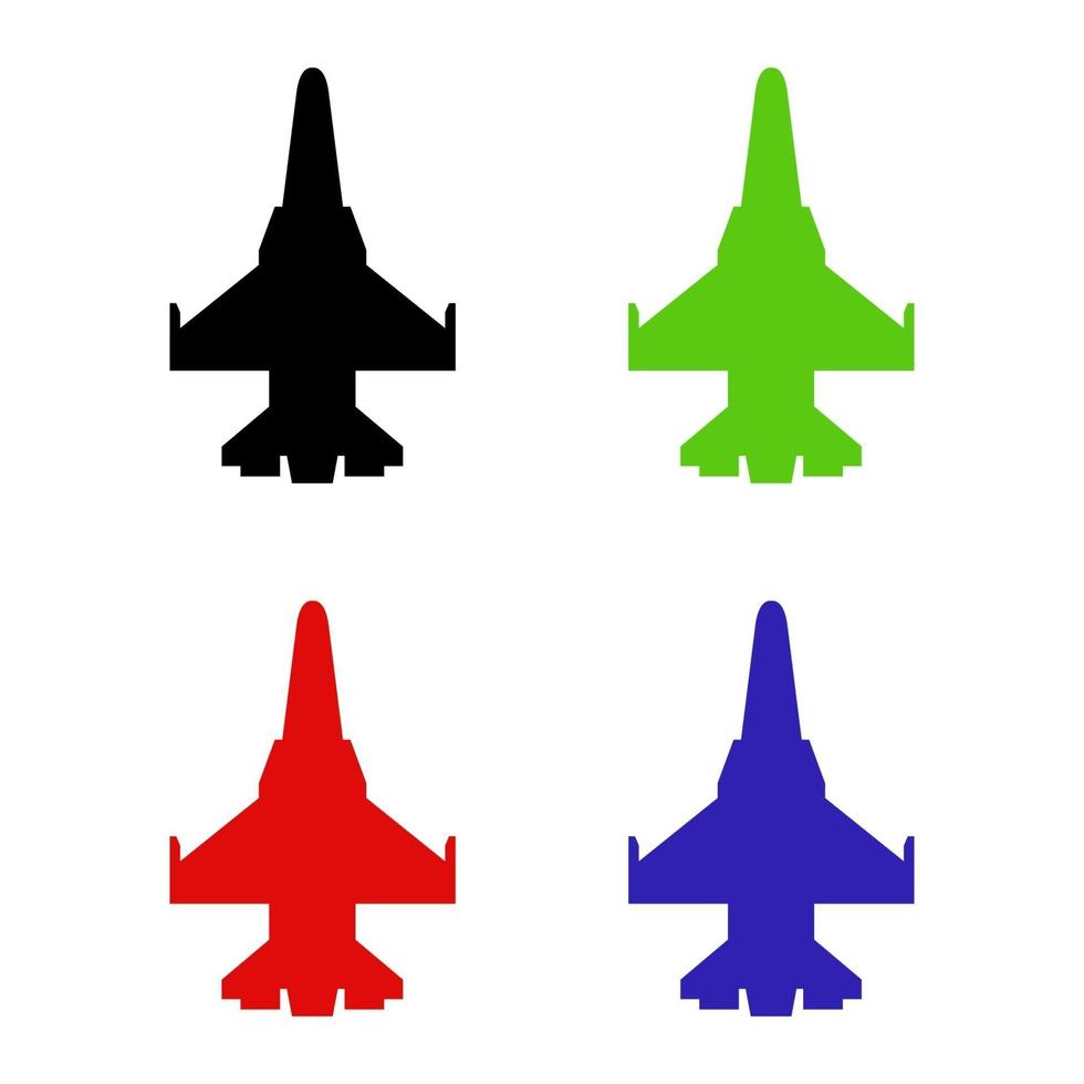 Jet Set On White Background vector