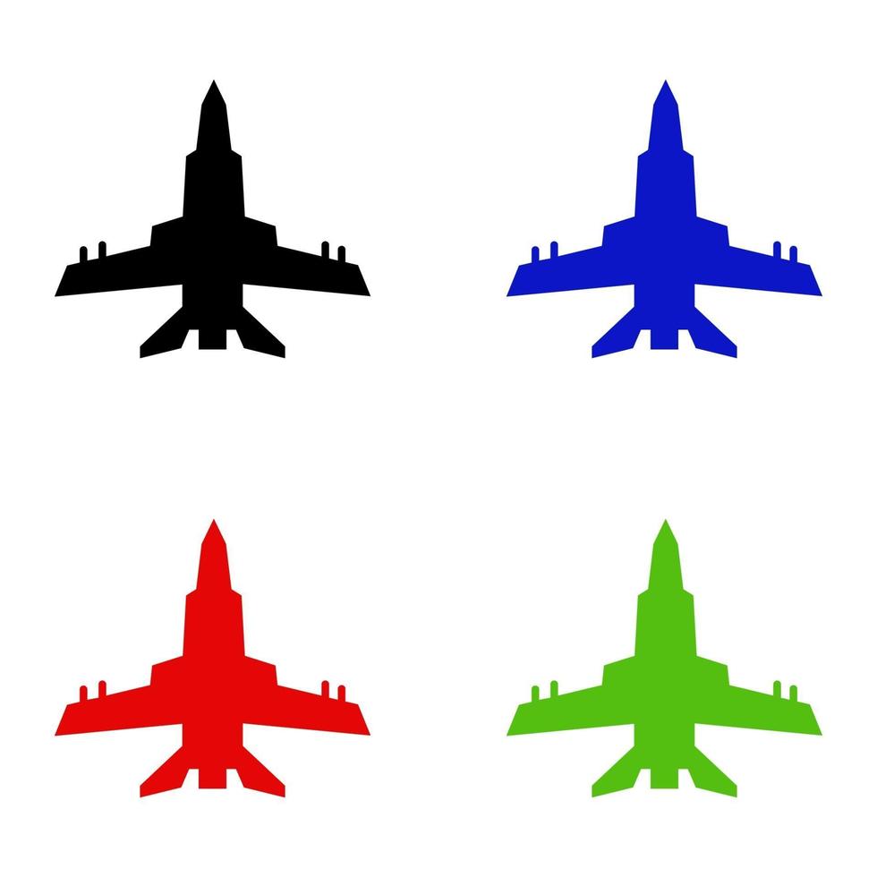 Jet Set On White Background vector