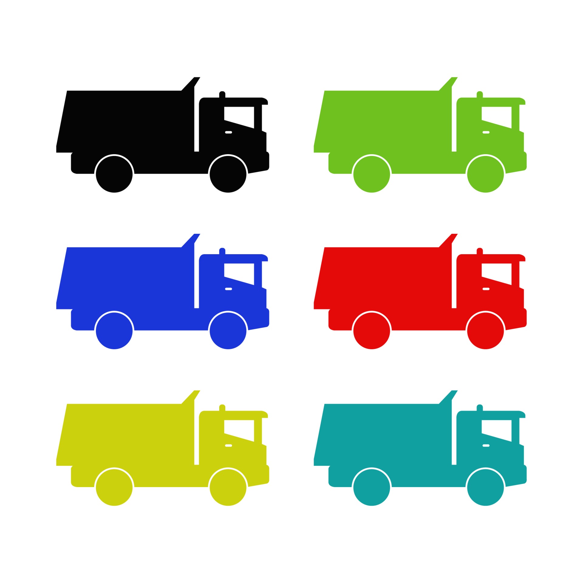 Truck On White Background 2086311 Vector Art at Vecteezy