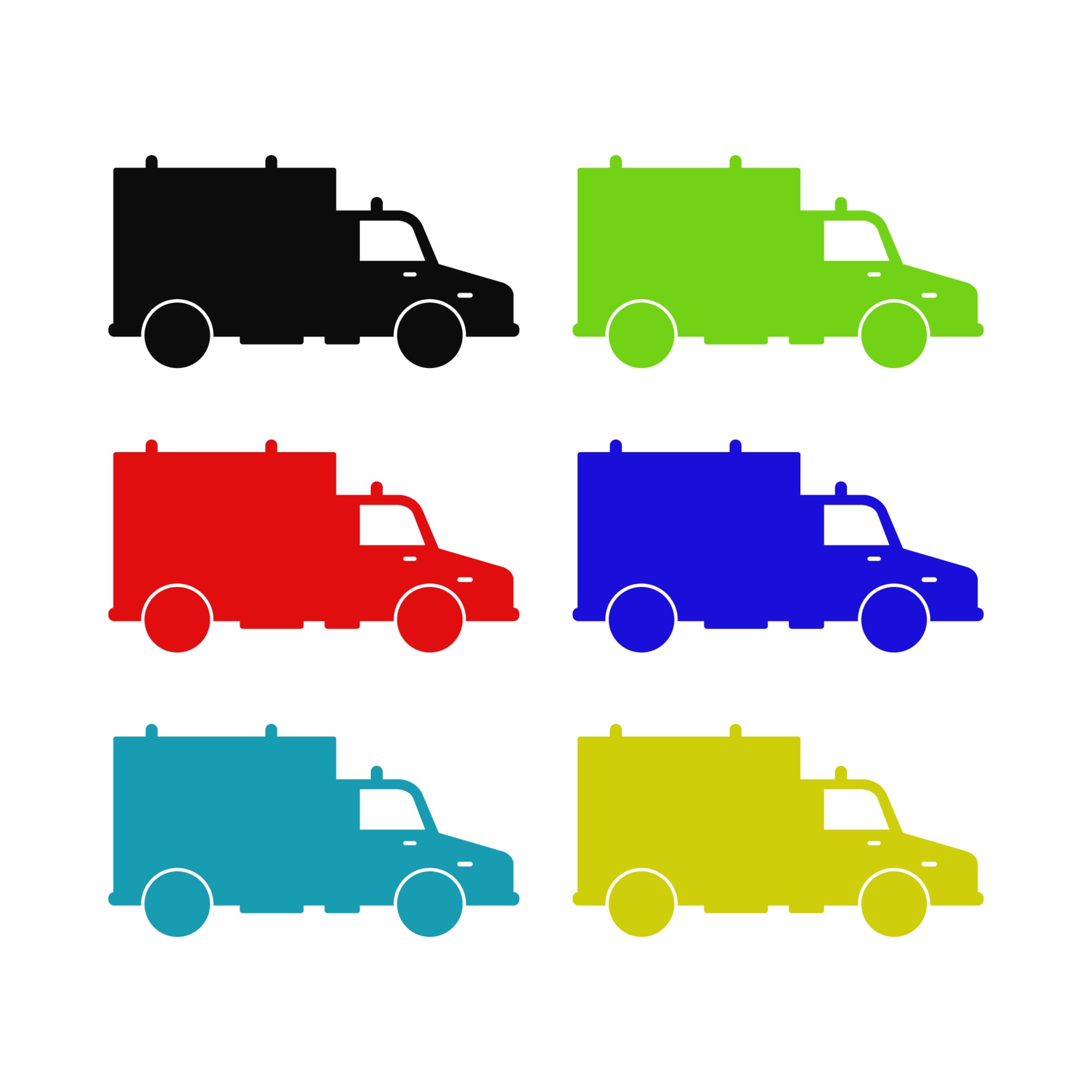 Truck On White Background 2086313 Vector Art at Vecteezy