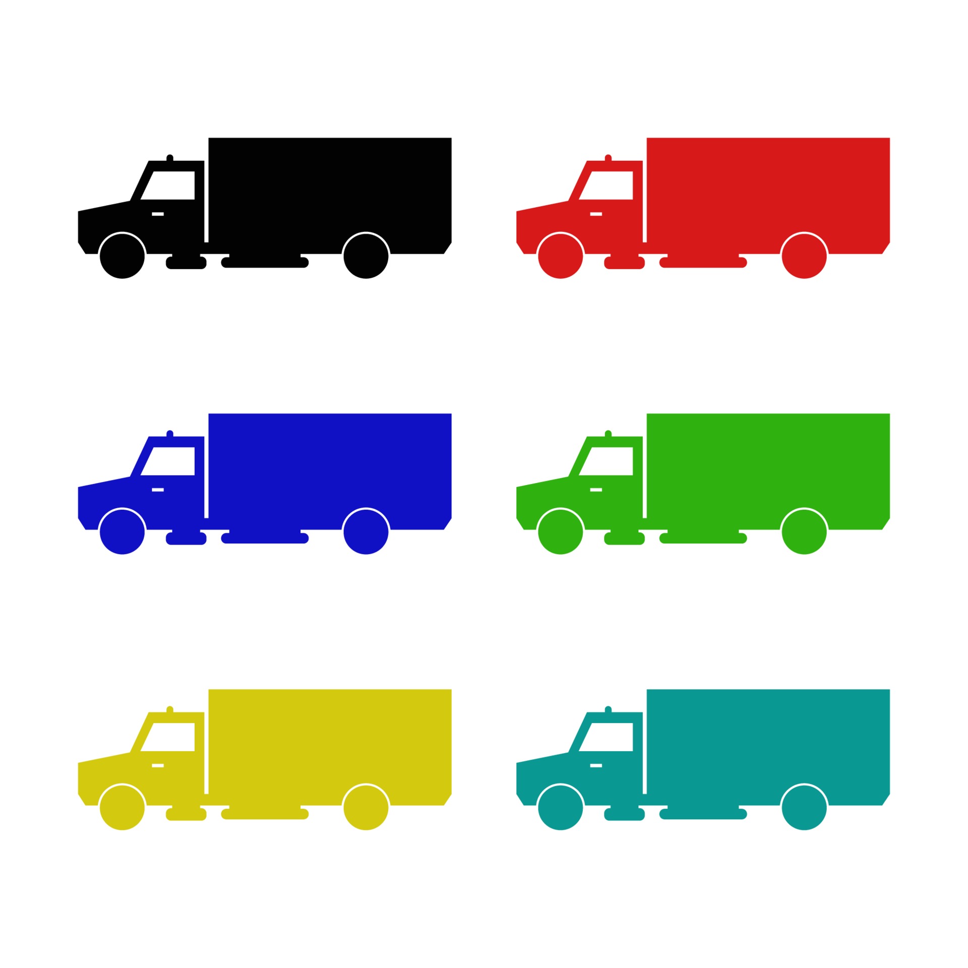 Truck On White Background 2086379 Vector Art at Vecteezy