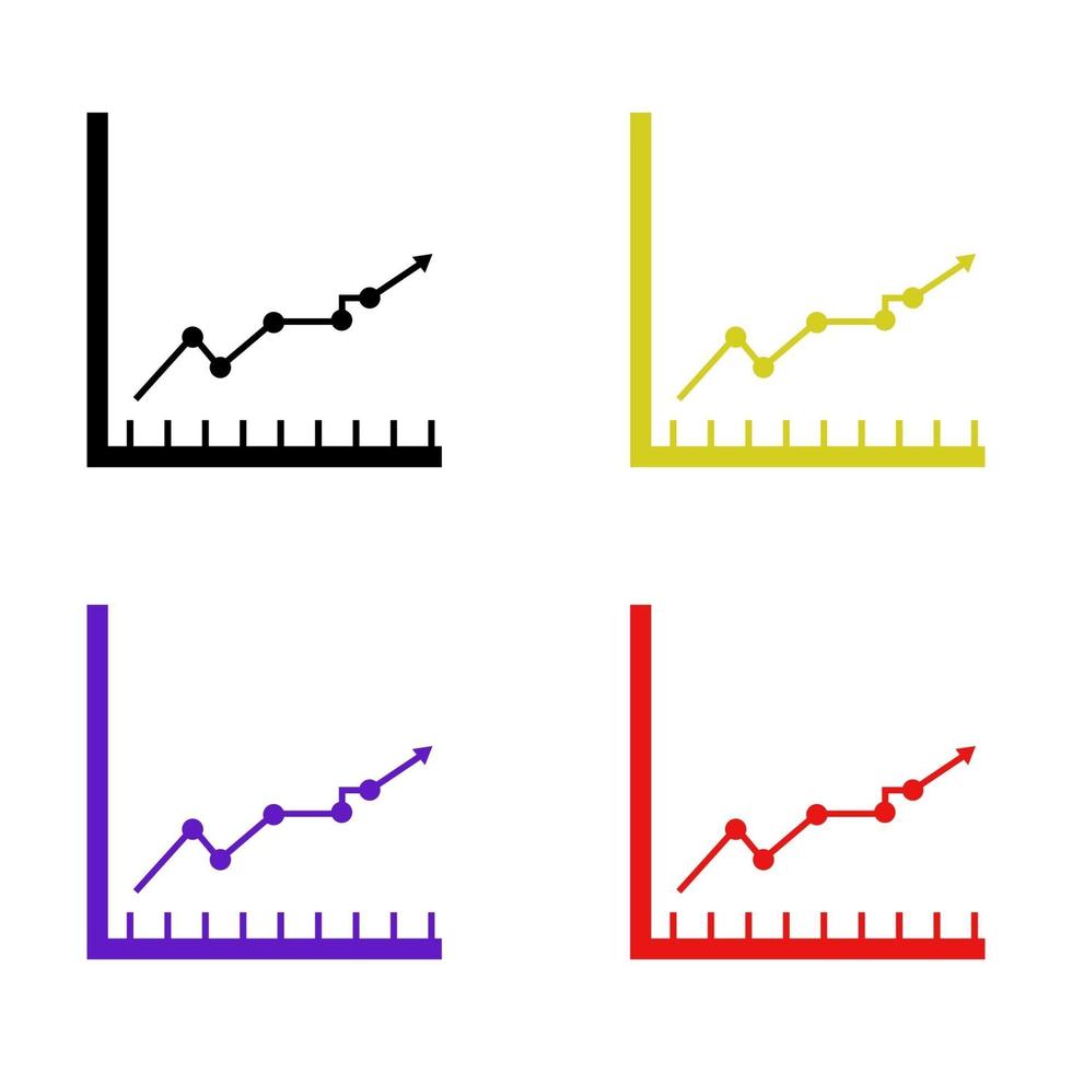 analítica sobre fondo blanco vector