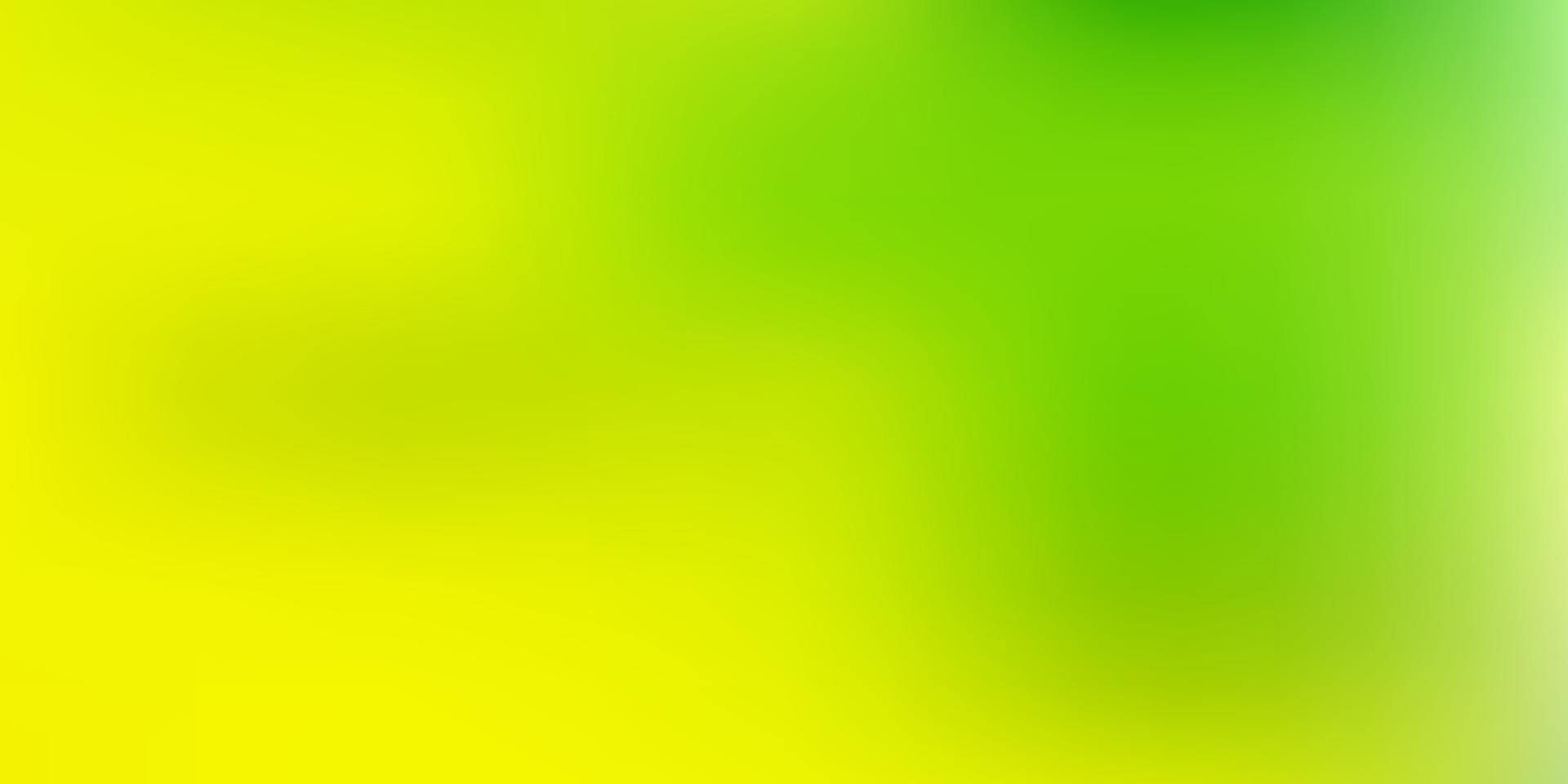 Light green, yellow vector blur template.