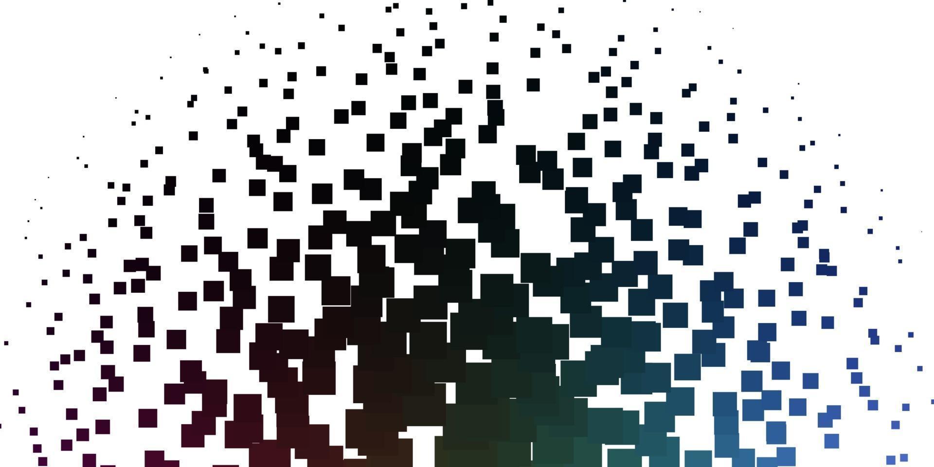 Light Multicolor vector backdrop with rectangles.