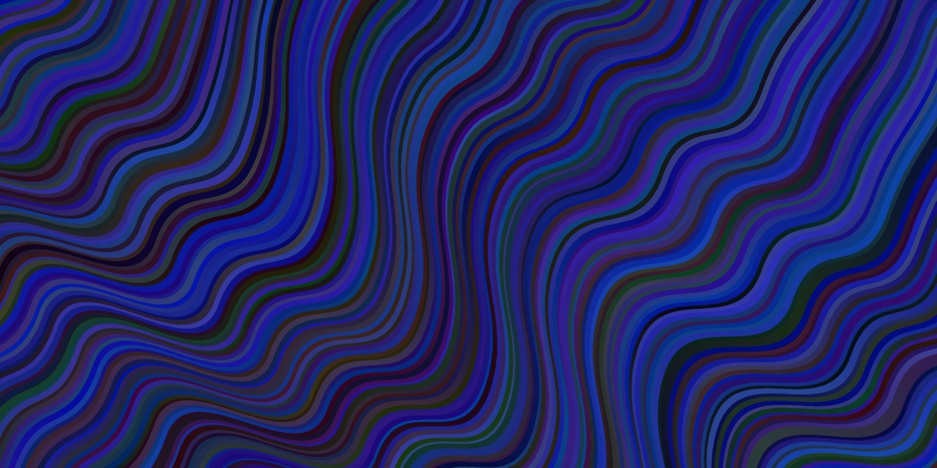 Dark BLUE vector pattern with wry lines.