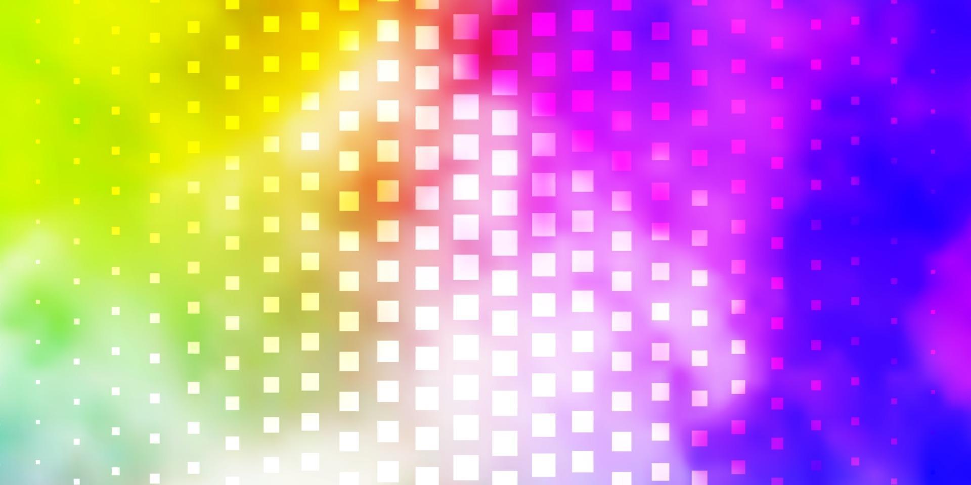 plantilla de vector multicolor claro con rectángulos.