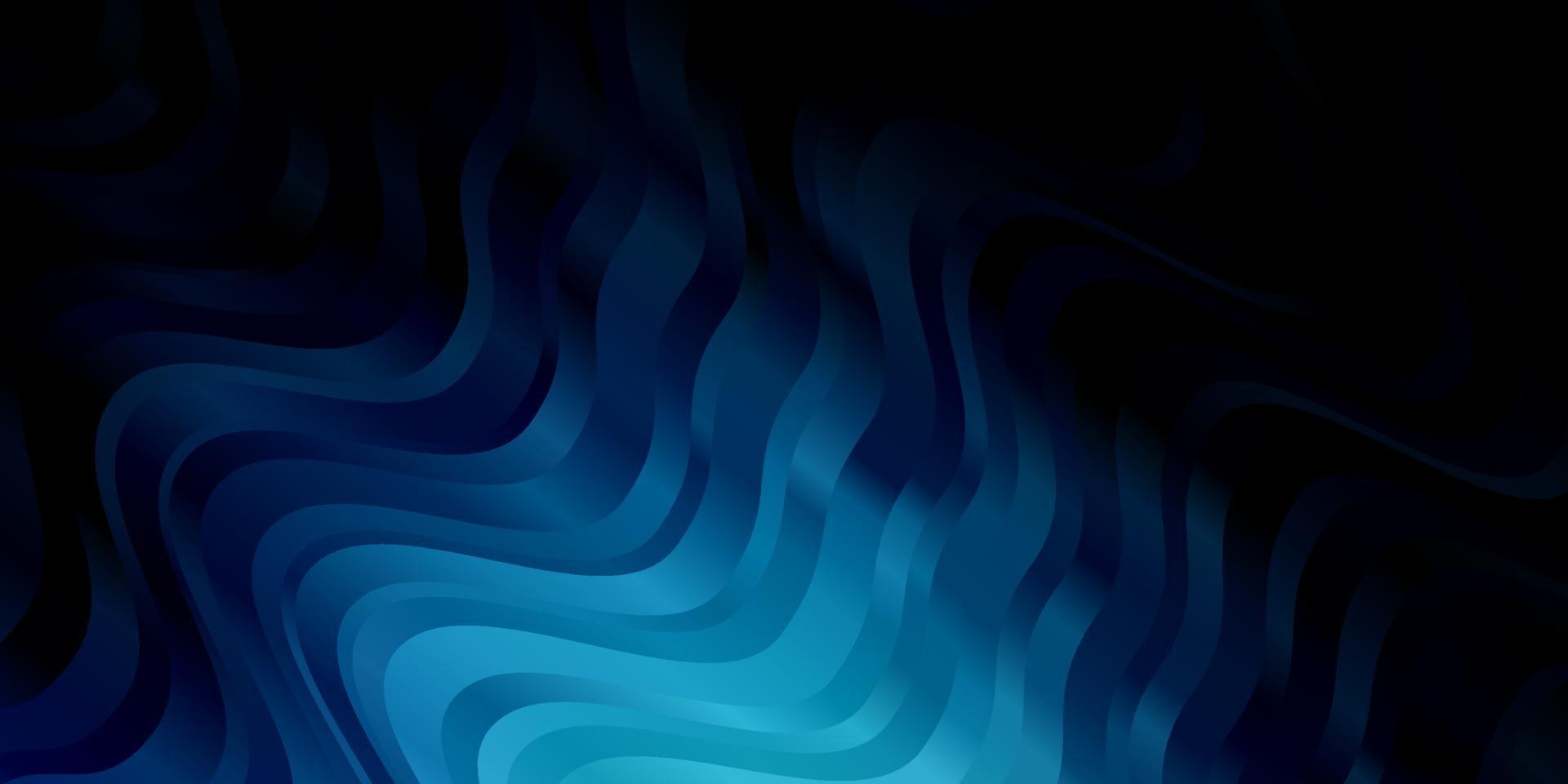 Dark BLUE vector template with lines.