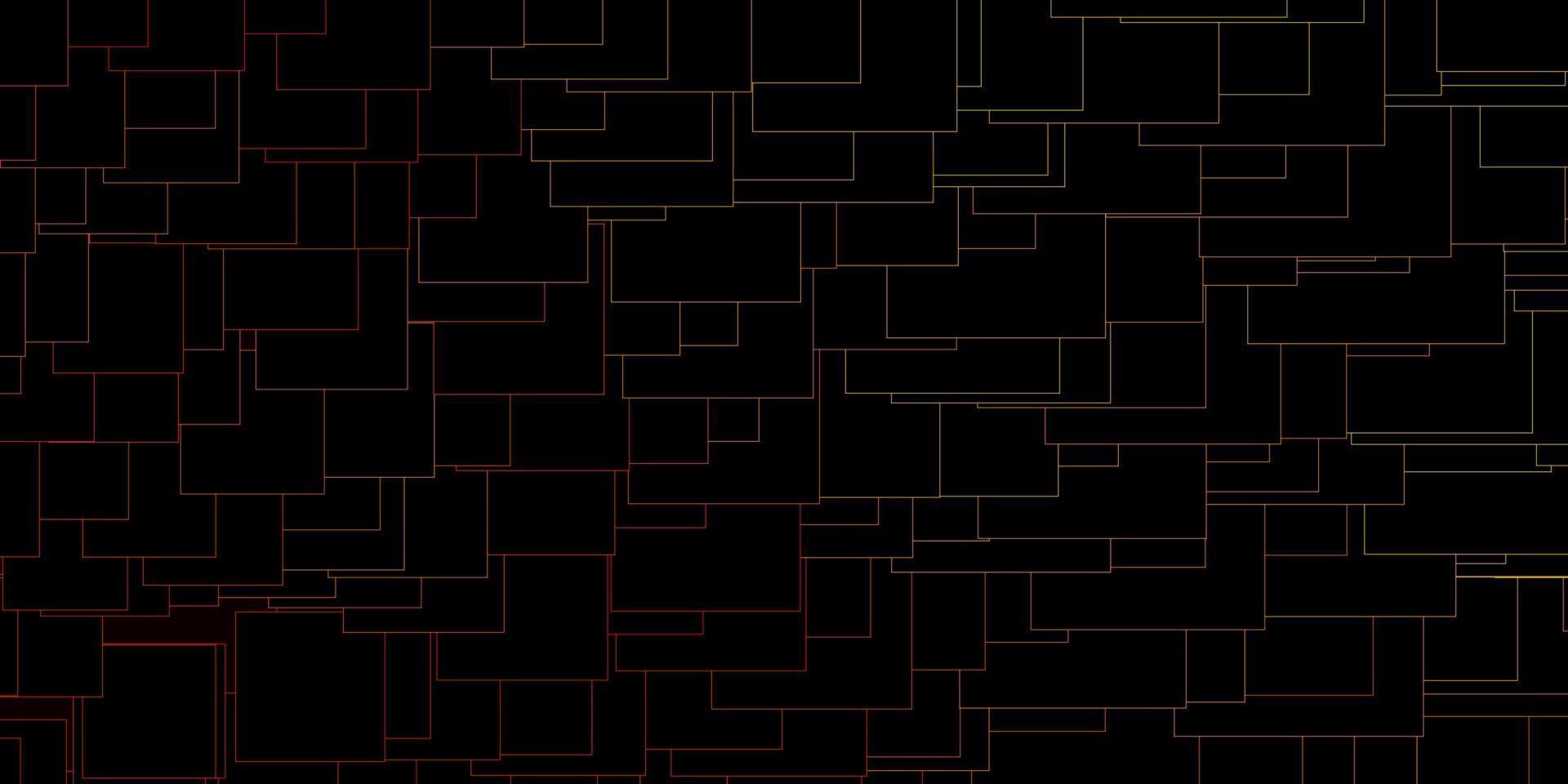 Dark Orange vector template in rectangles.