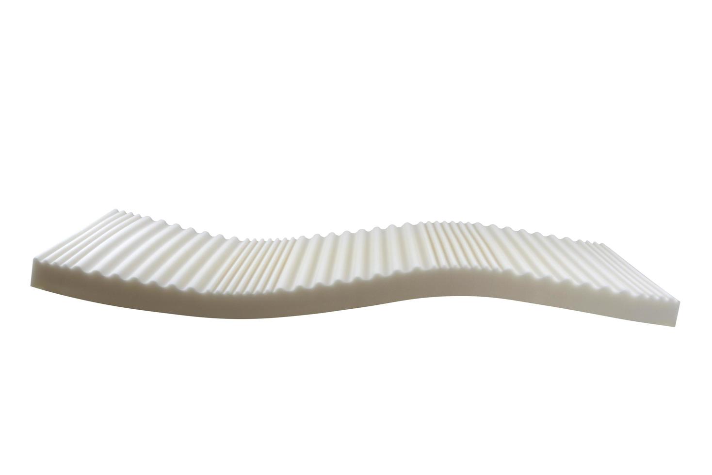 Shaped anatomical foam mattress for sleeping photo