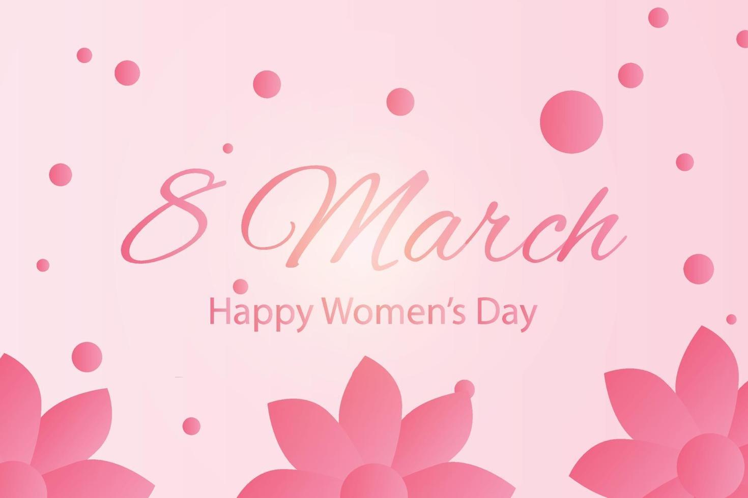 background design to celebrate womens day march 8 vector