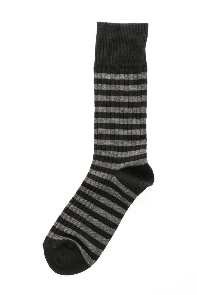 Socks on white background photo