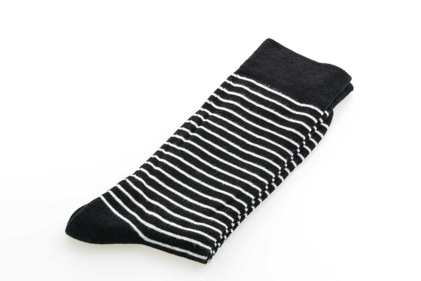 Socks on white background photo