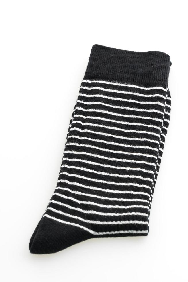 Socks on white background photo