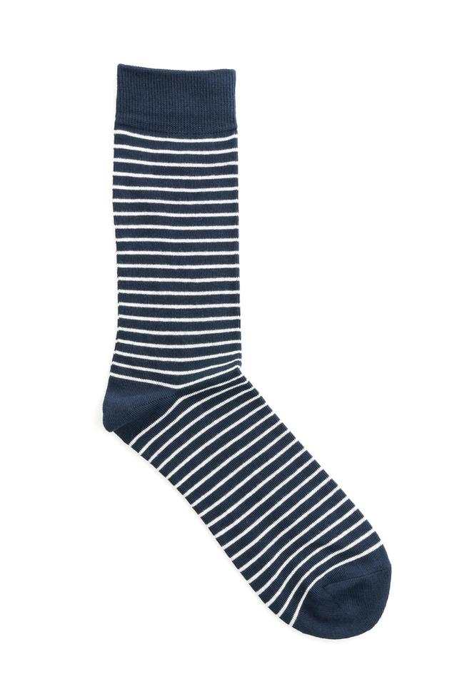 Socks on white background photo