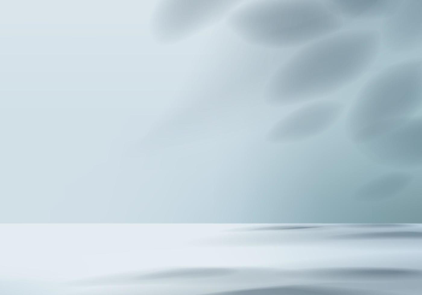 Background 3d abstract minimal scene with leaf shadow pattern. vector