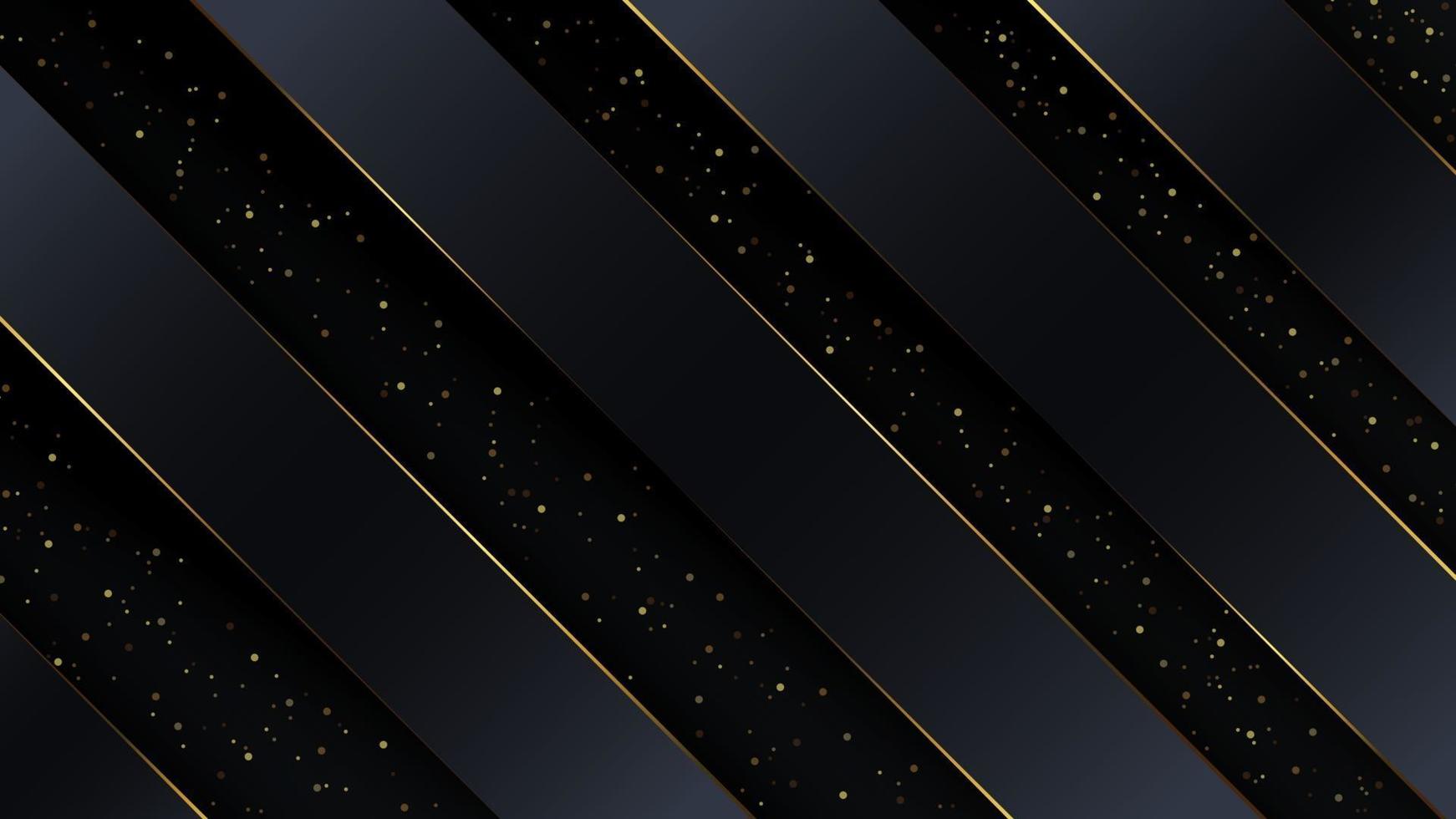 Luxury abstract background with gold trim. vector