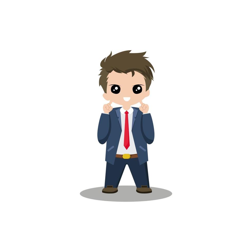 Illustration vector graphic businessman character design