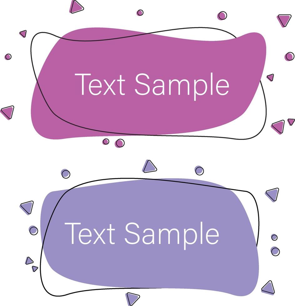 Purple and Violet Banner Illustration vector