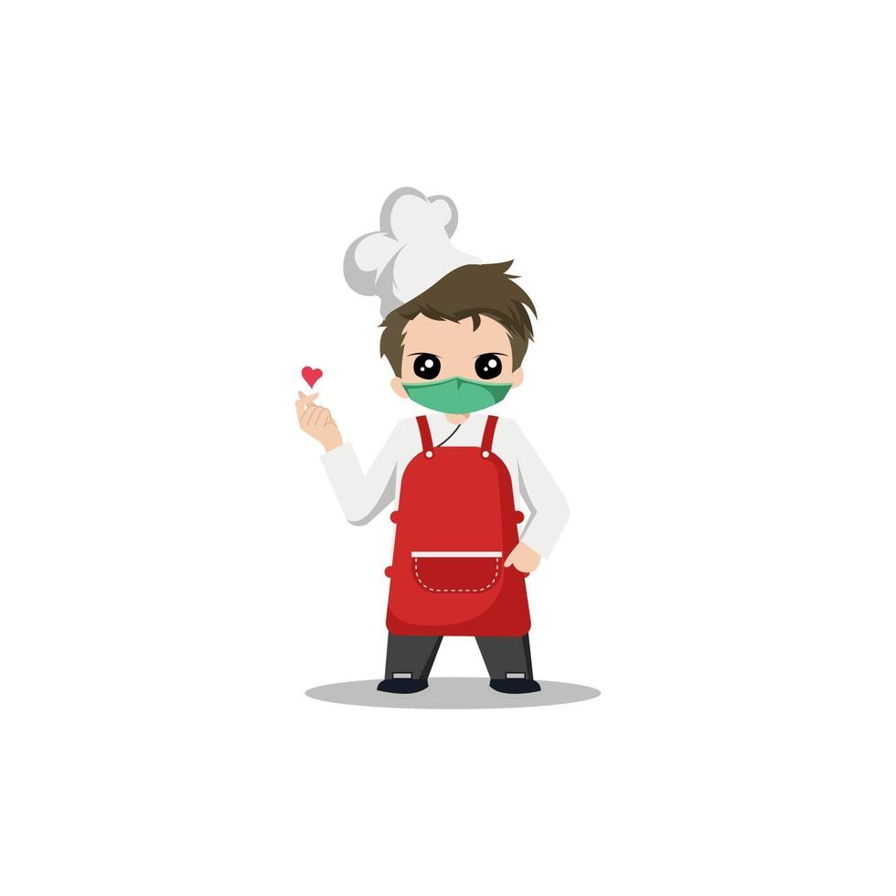 Illustration vector graphic chef character design