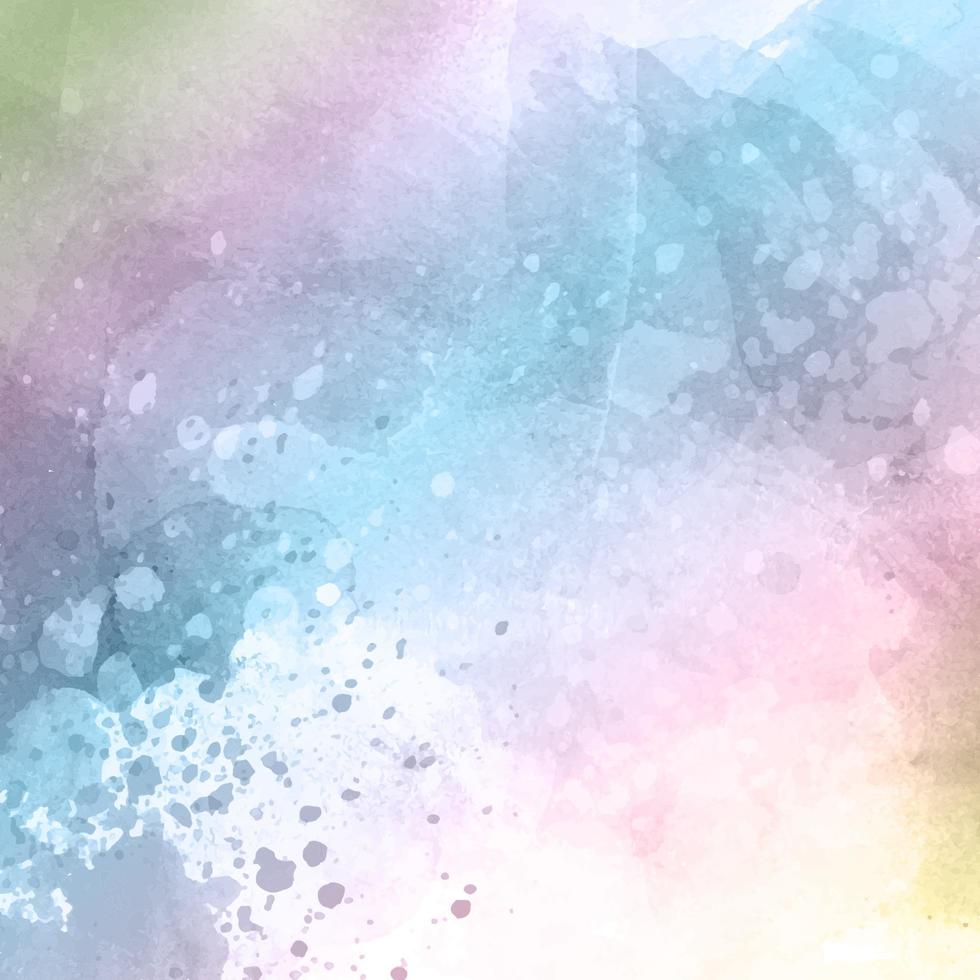 pastel coloured watercolour texture background vector