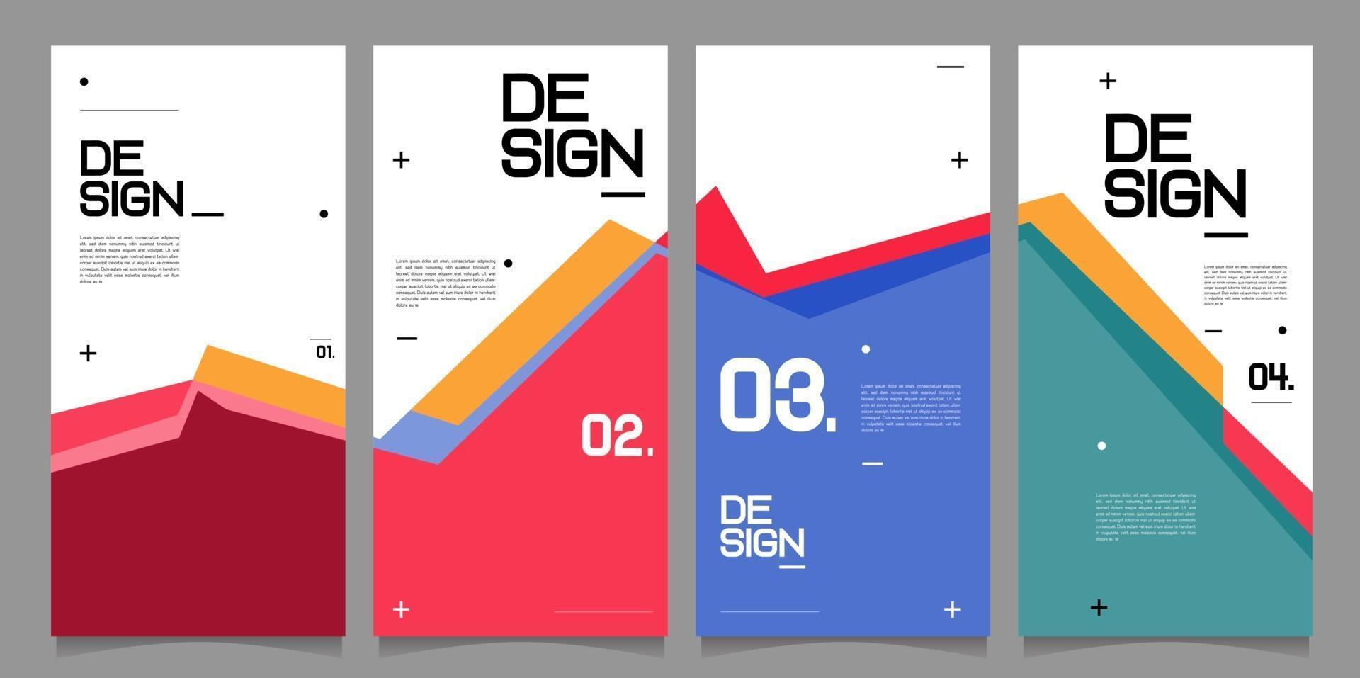 plantilla de diseño de banner de vector estilo minimalista para negocios