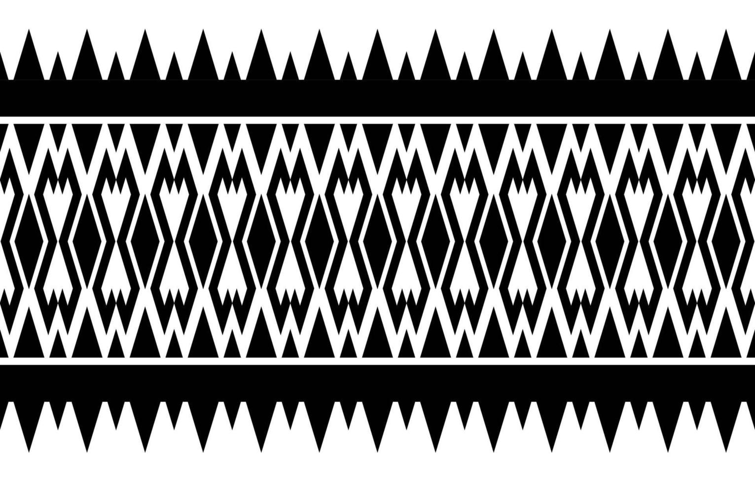 Geometric ethnic pattern traditional design background vector