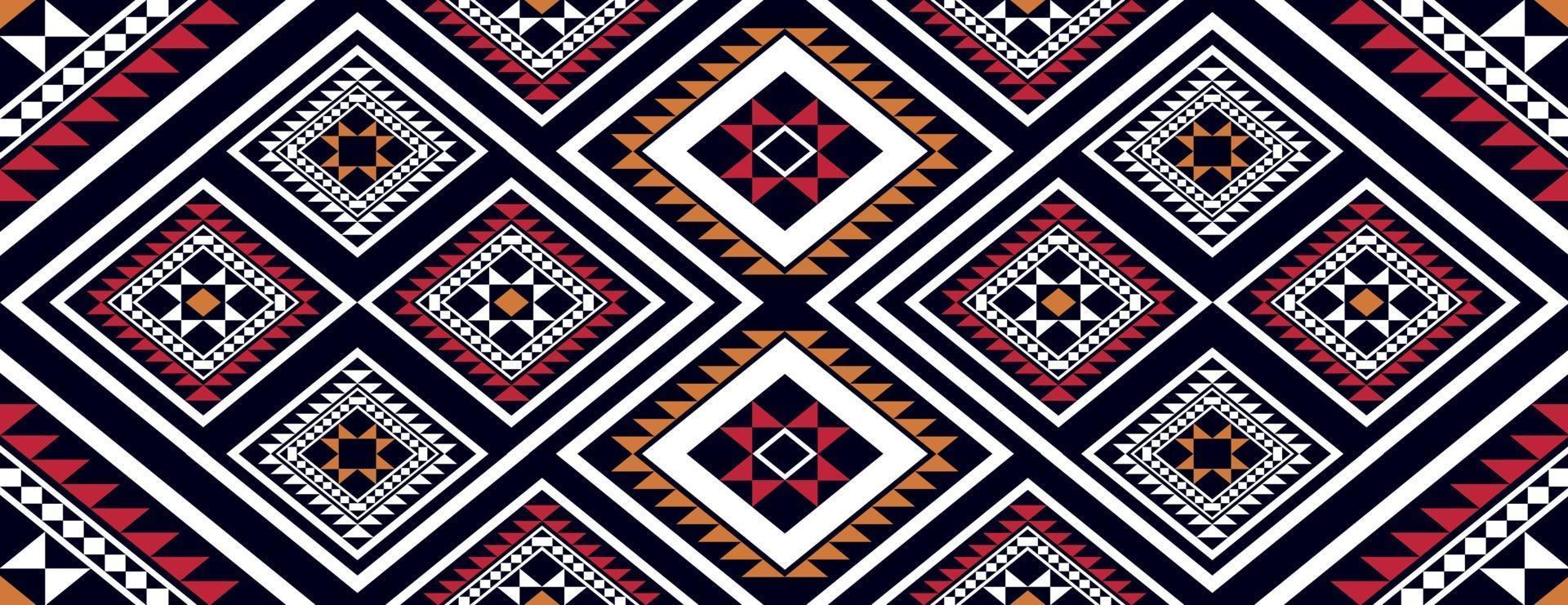 Geometric ethnic pattern traditional design background vector