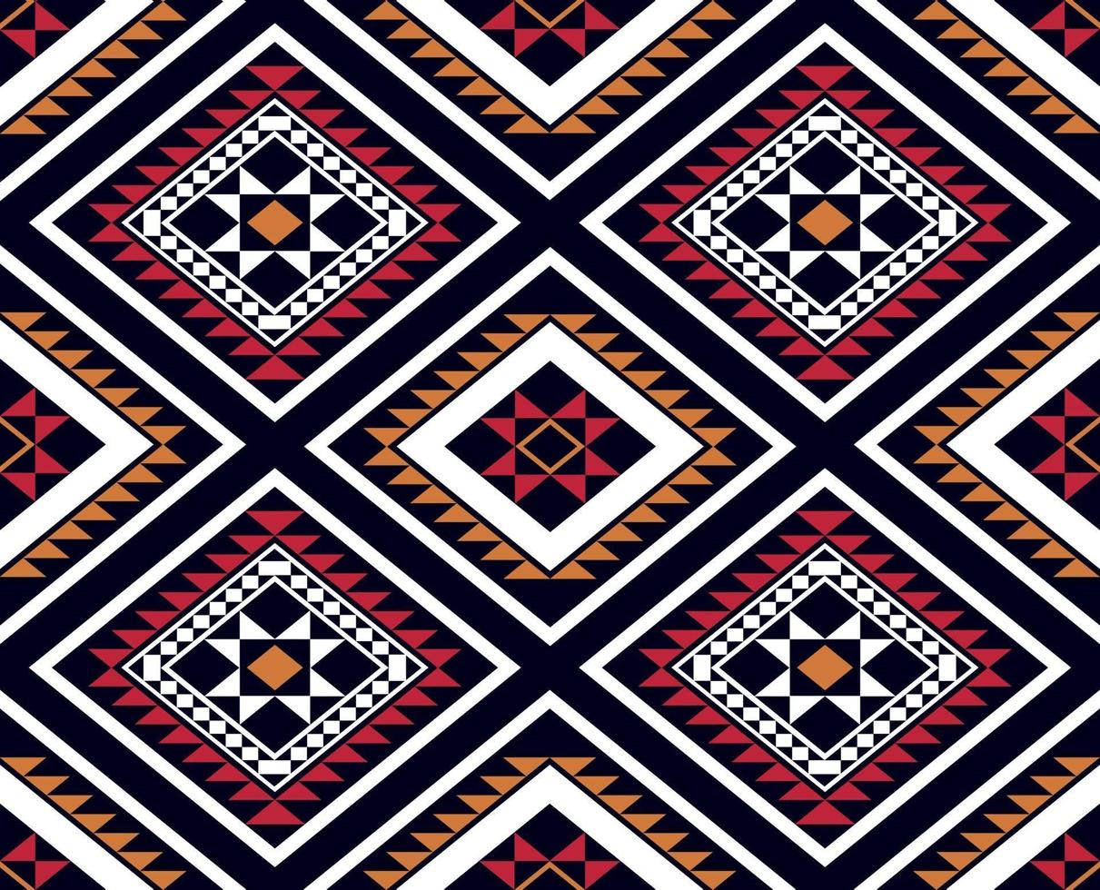 Geometric ethnic pattern traditional design background vector