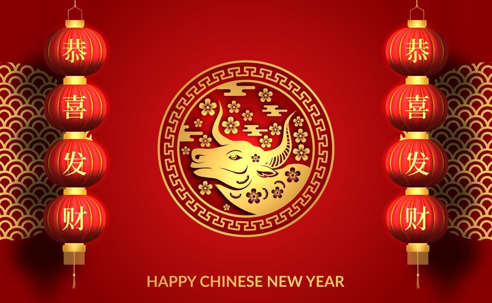 Happy New Year 2024 Red Lucky Banner Design⚛️ Vença a emoção das