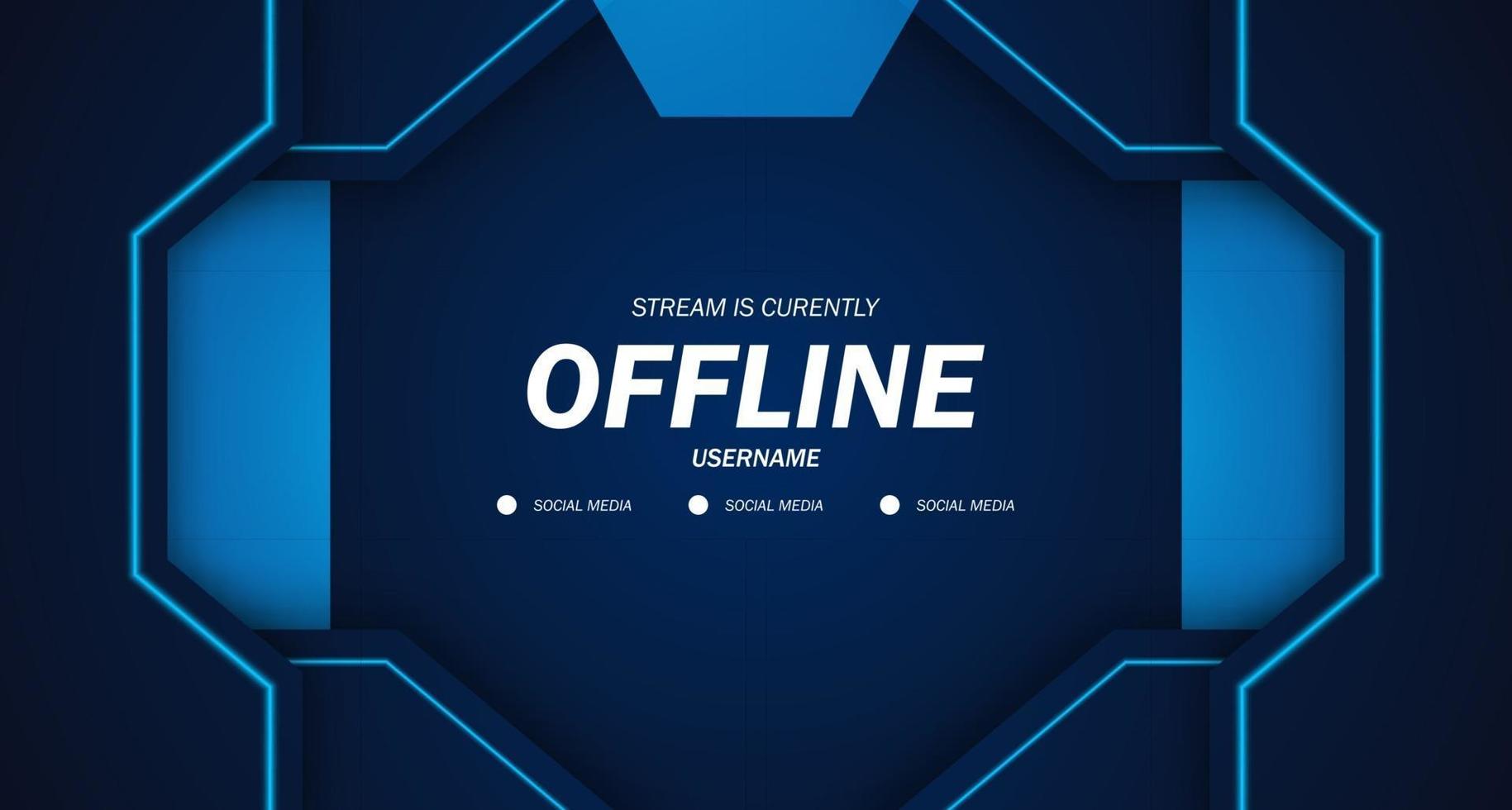 fondo moderno salvapantallas offline stream gaming azul oscuro futuro tecnología puerta fondo vector