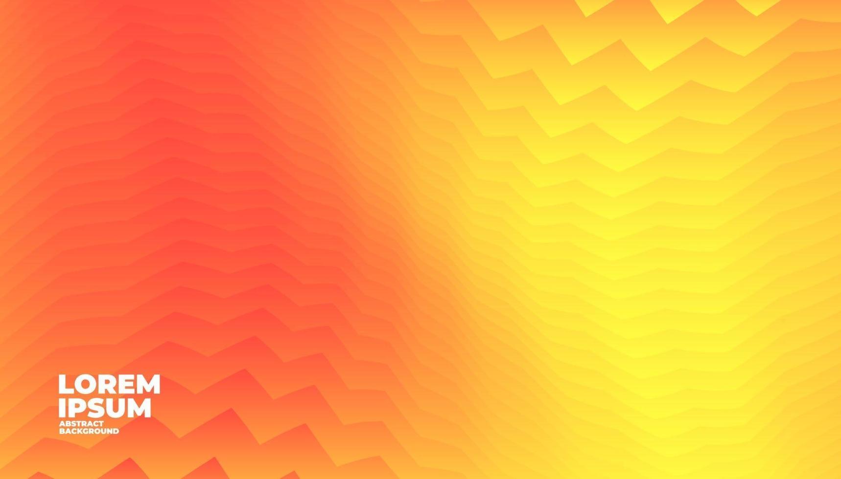 Fondo degradado naranja abstracto con espacio para texto y mensaje. vector