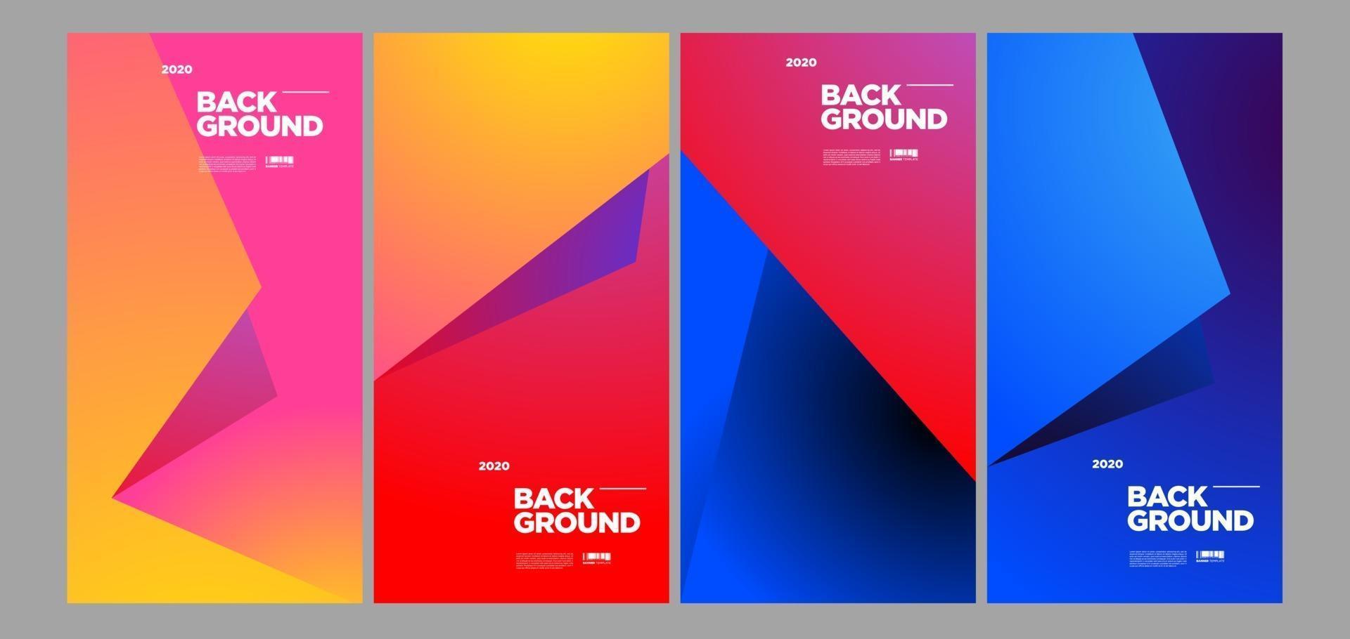 Vector colorful geometric background