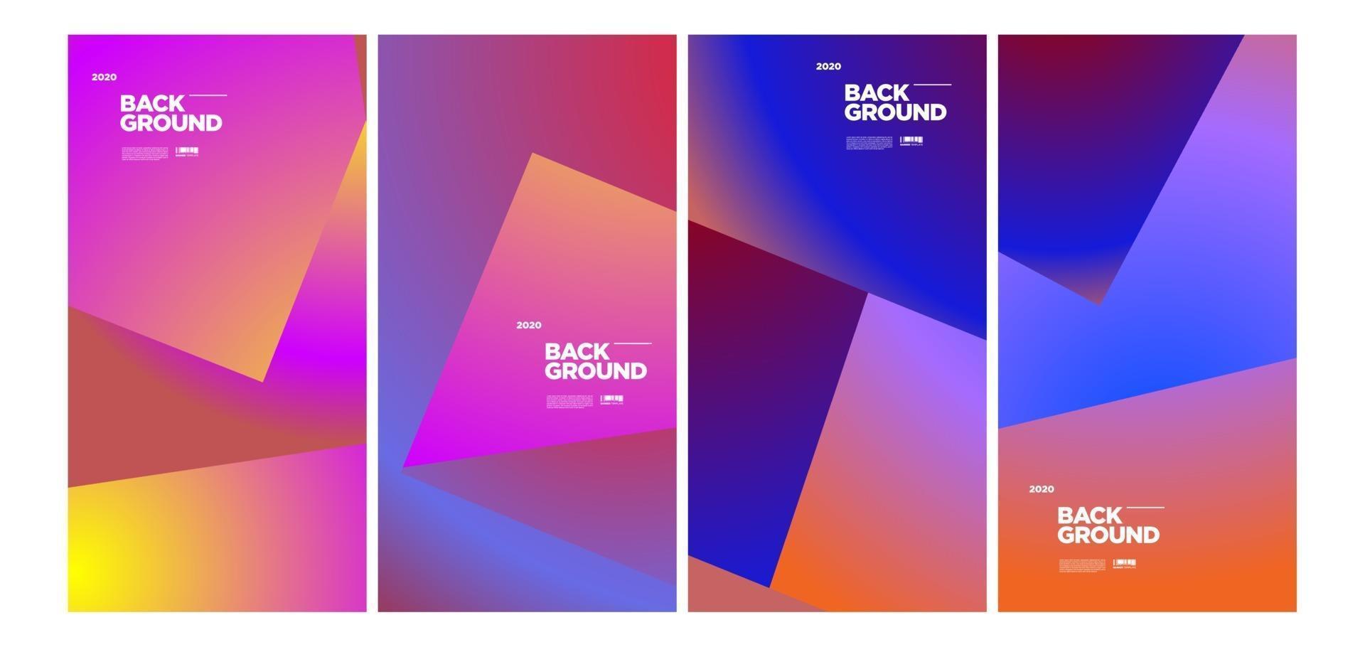 Vector colorful geometric background