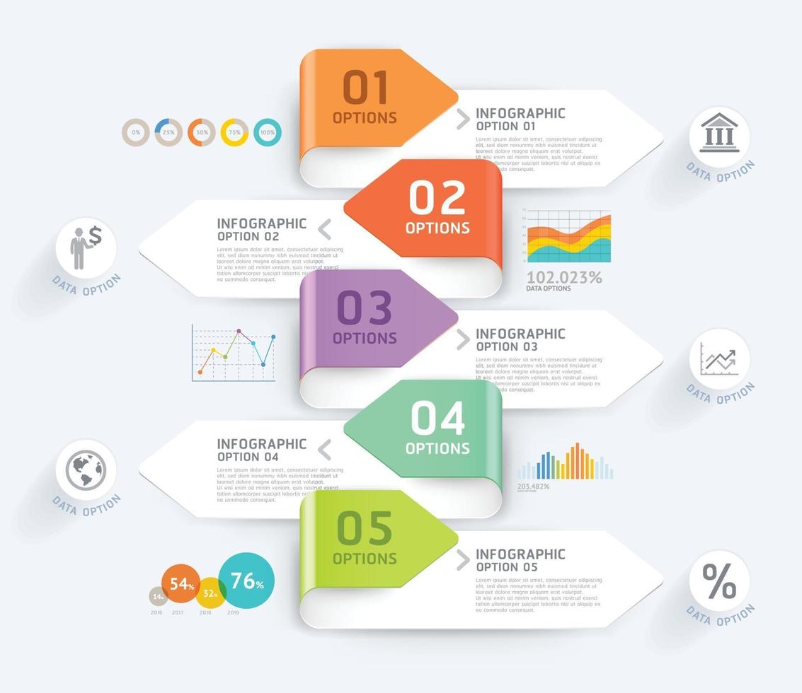 Business infographic elements template. Vector illustrations. Can be used for workflow layout, banner, diagram, number options, web design, timeline template.