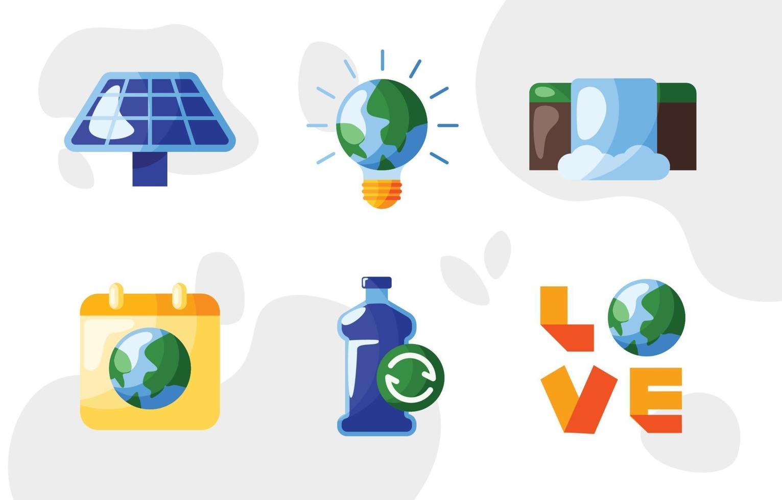 Earth Day Icon Collection vector