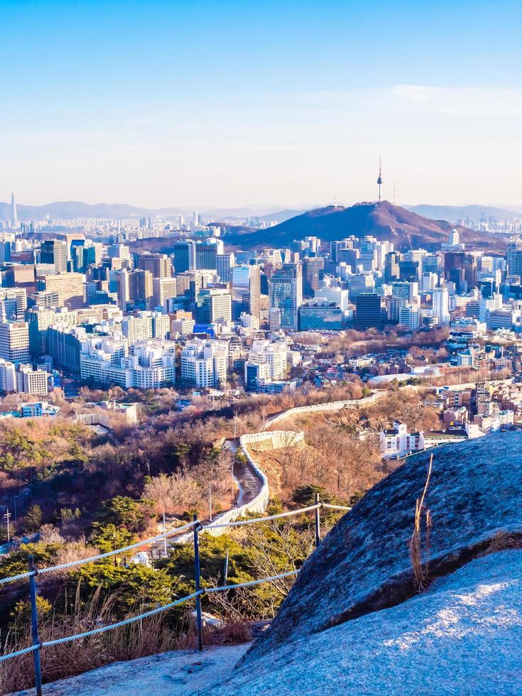 Cityscape of Seoul, South Korea photo