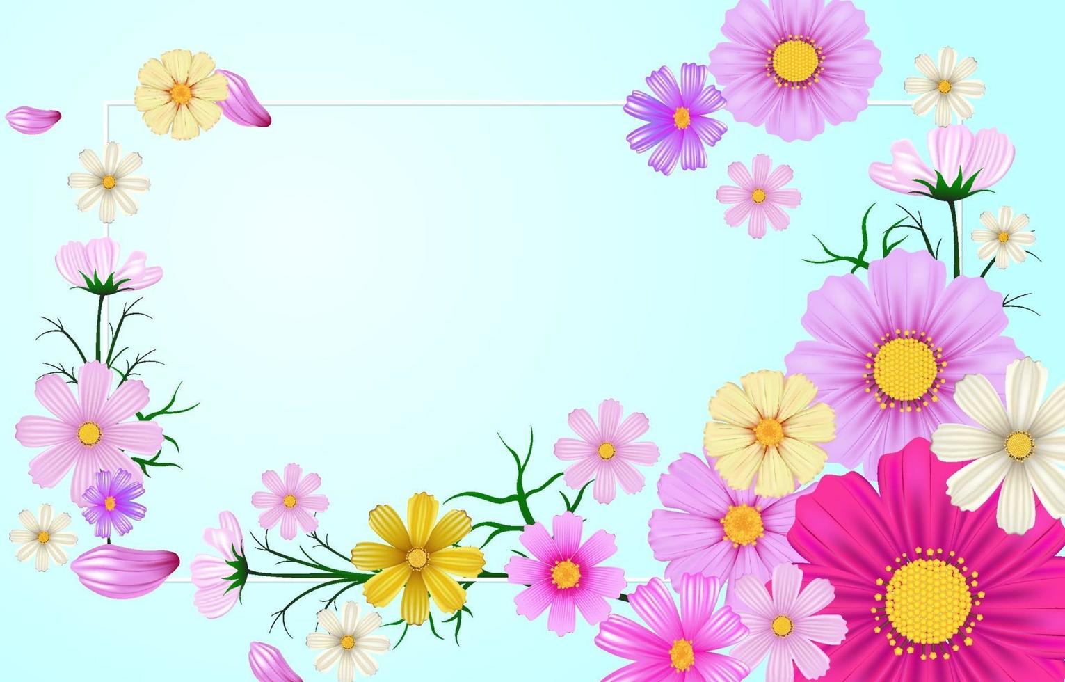 Beautiful Floral Spring Background vector