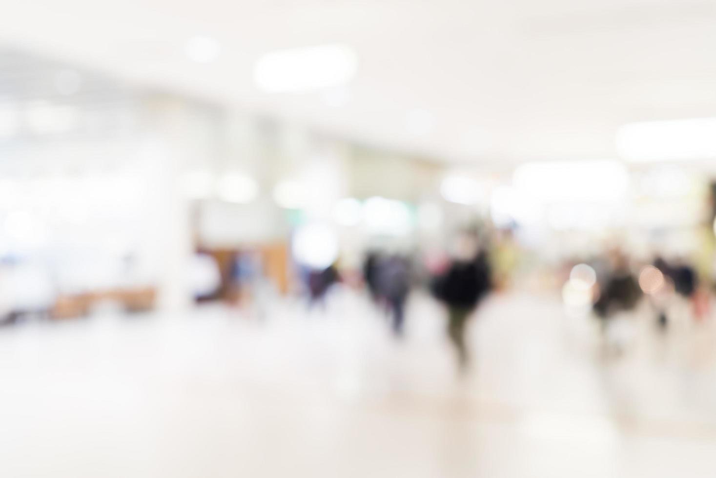 Abstract blurred airport background photo