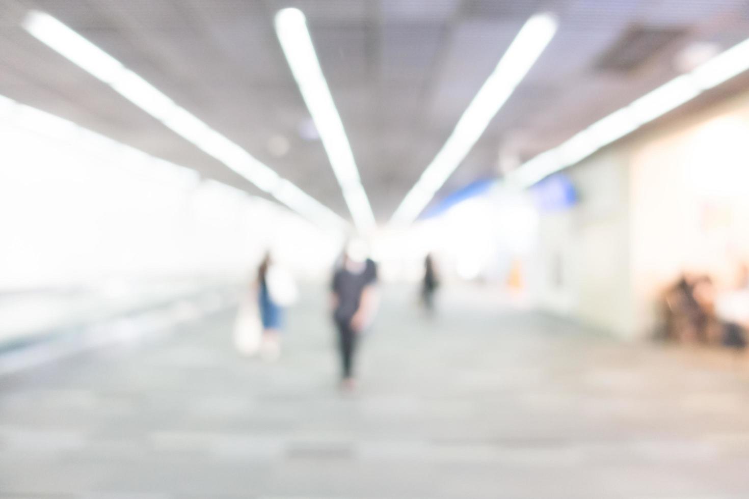 Abstract blurred airport background photo