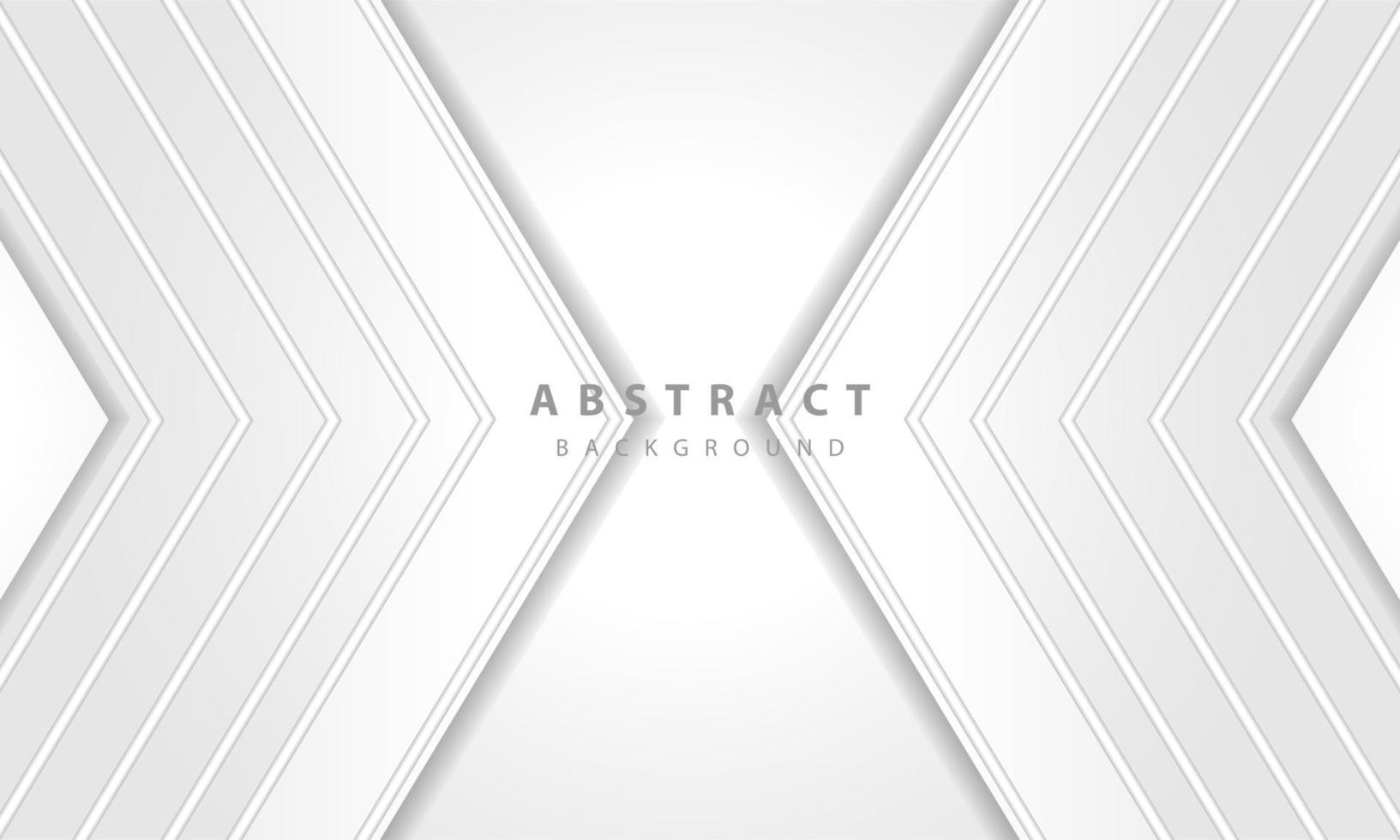 Abstract 3D circle paper cut layer white background. Elegant circle shape design. vector