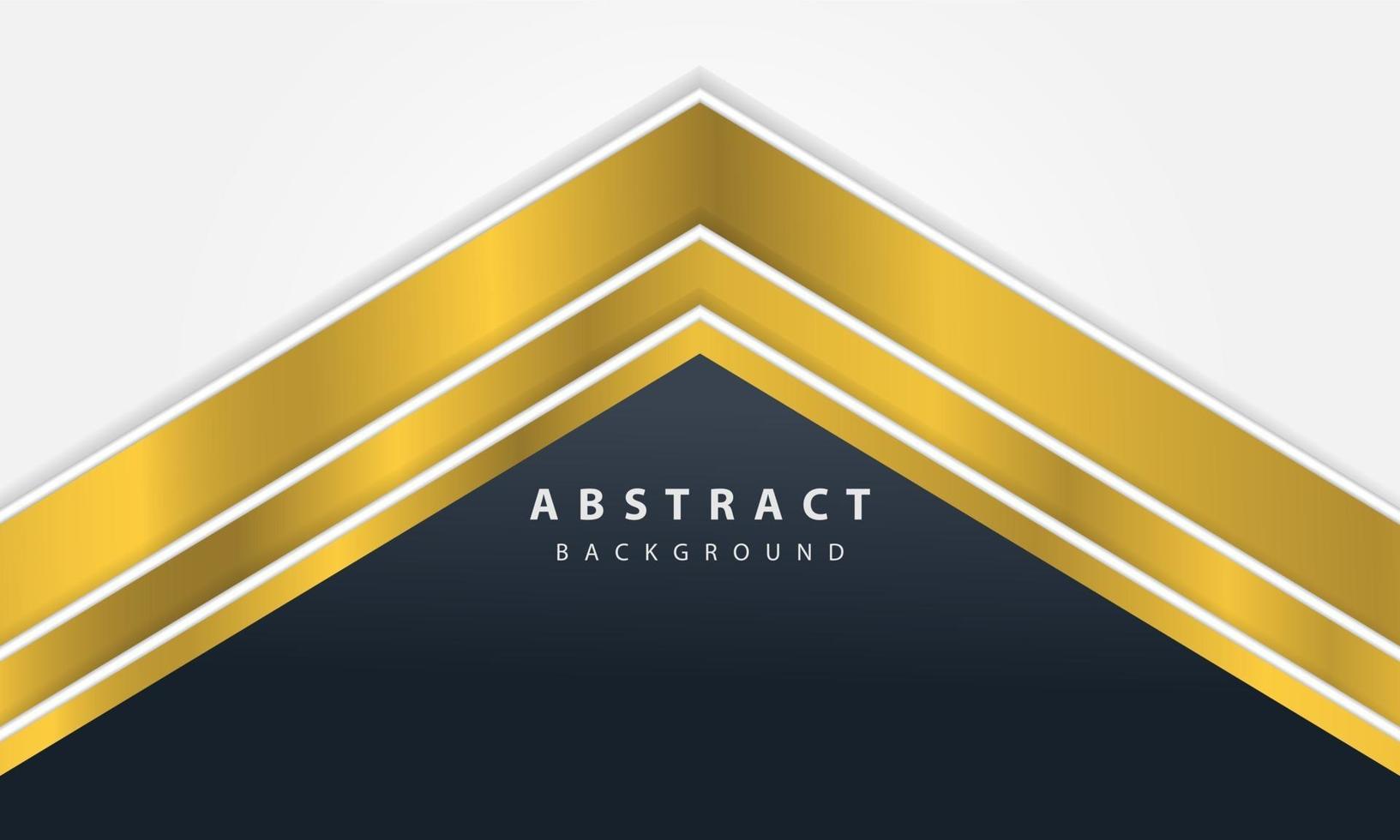 vector de fondo blanco abstracto moderno con efecto de línea dorada. vector de diseño de concepto elegante