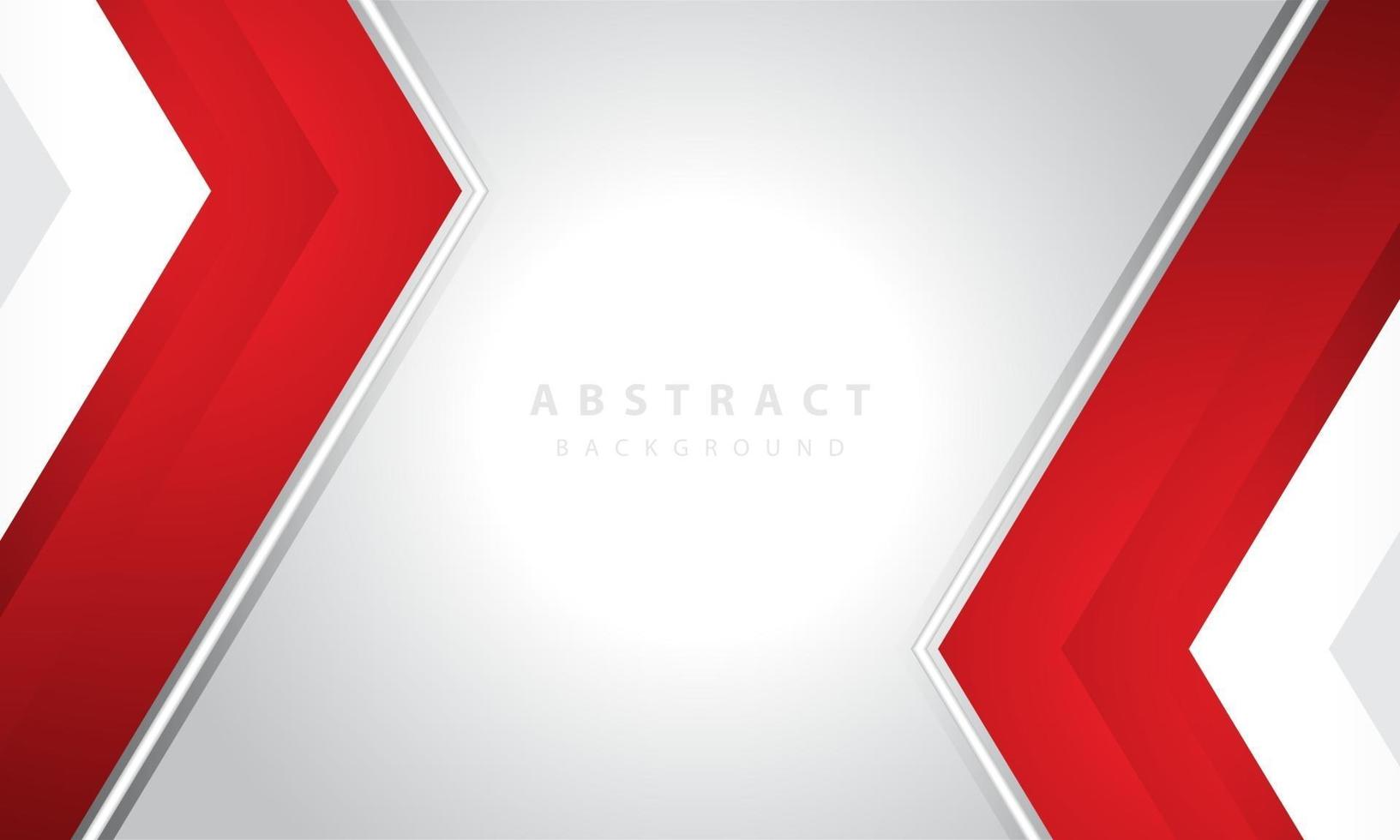 Hexagonal abstract white background with red frame shape. eps 10 vector