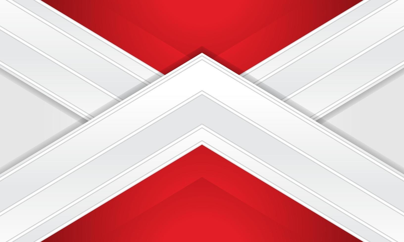 Hexagonal abstract white background with red frame shape. eps 10 vector
