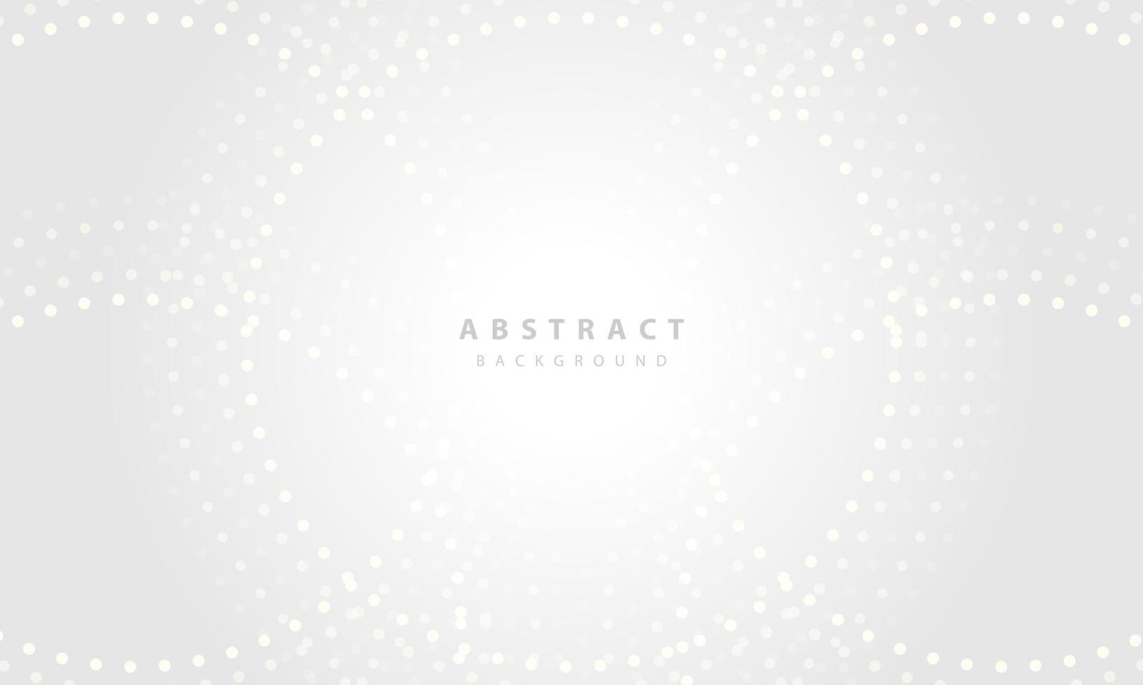 Abstract 3D circle paper cut layer white background. Elegant circle shape design. vector