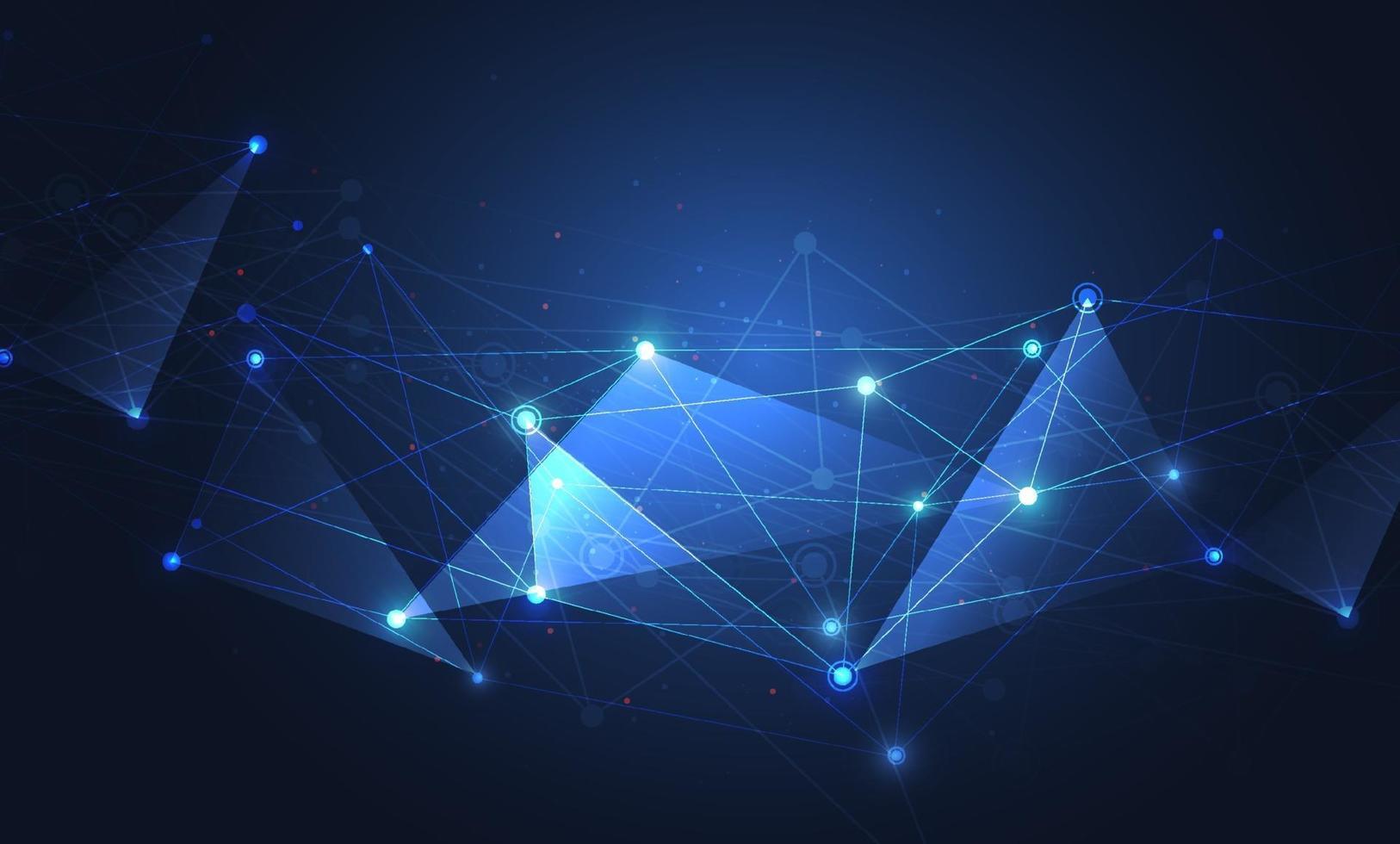 Internet connection, abstract sense of science and technology graphic design. vector