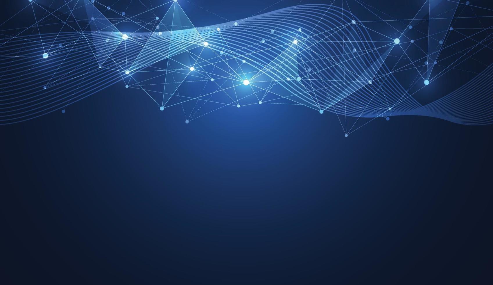 Internet connection, abstract sense of science and technology graphic design. Vector illustration