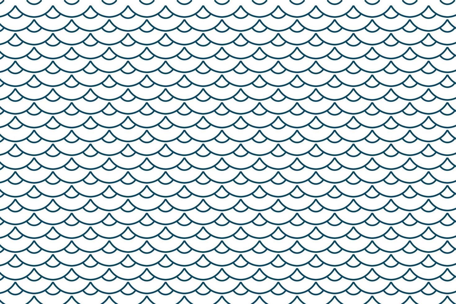 Japanese Fish Scales Pattern vector