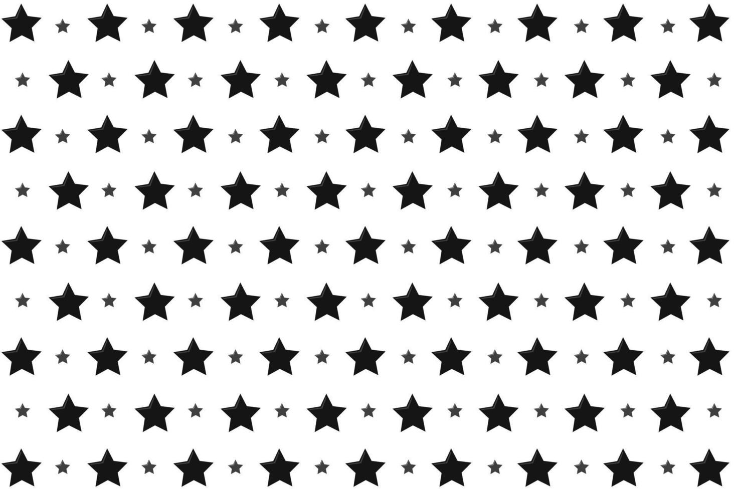 Black Stars Pattern vector